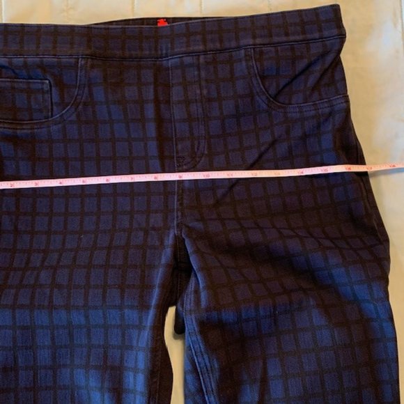 Spanx Blue and Black Leggings Size Large - Picture 5 of 7